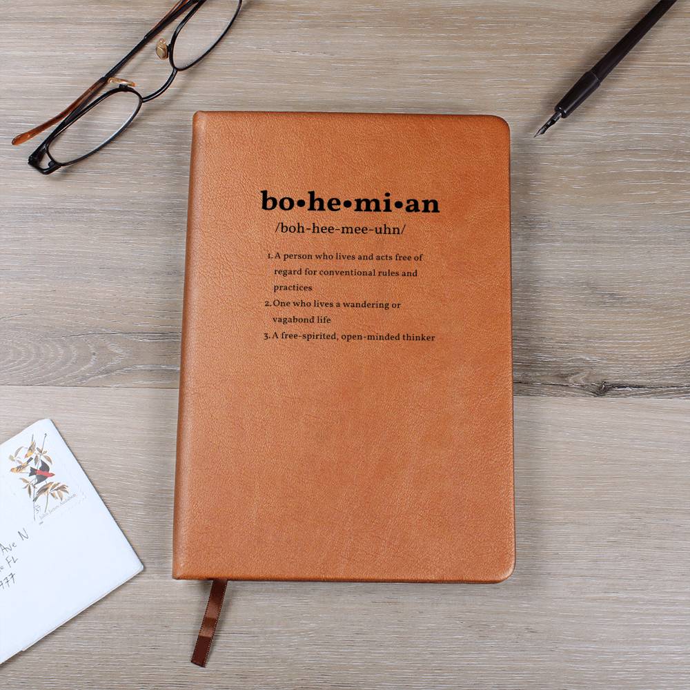 Bohemian Definition Journal  | Graduation Gift | Traveler Gift