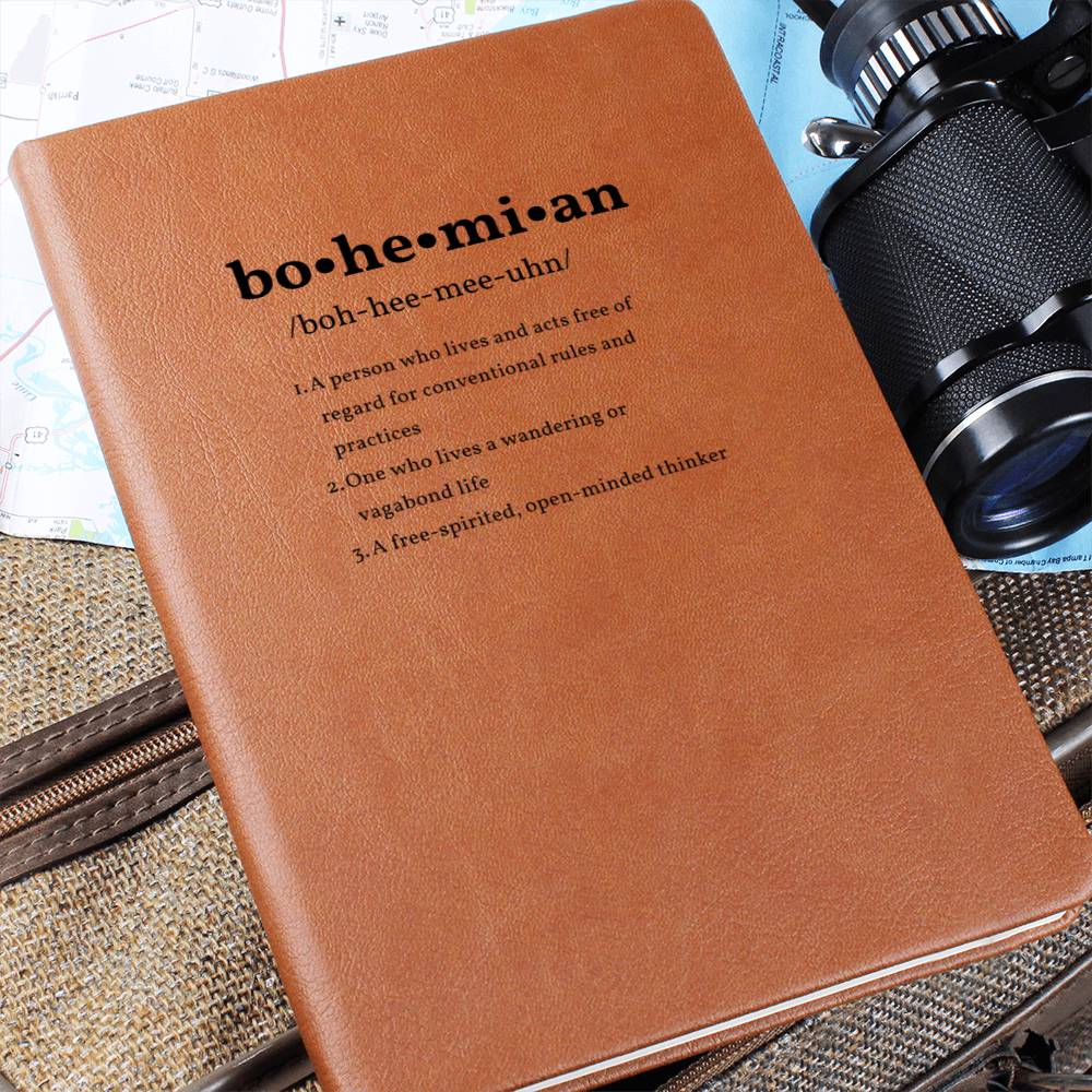 Bohemian Definition Journal  | Graduation Gift | Traveler Gift