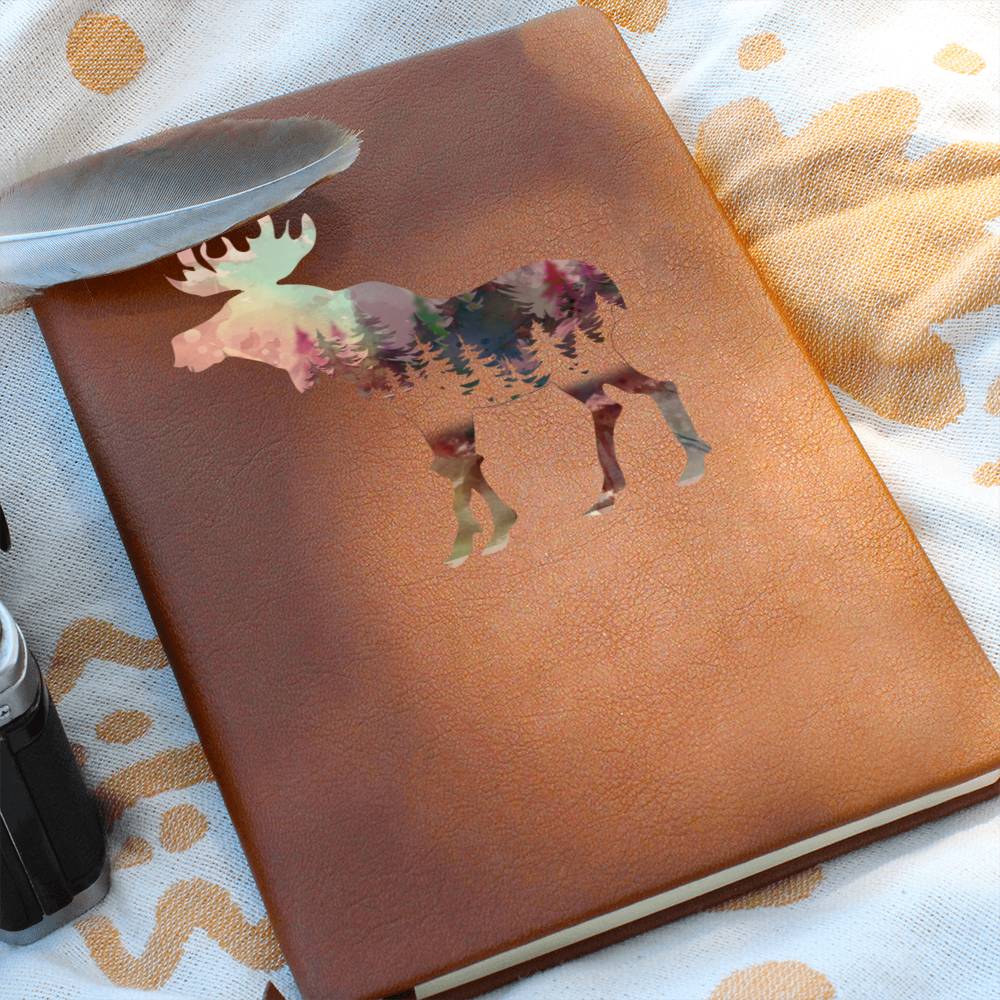 Moose Watercolor Animal Journal | Forest Lake Cabin Hostess Gift