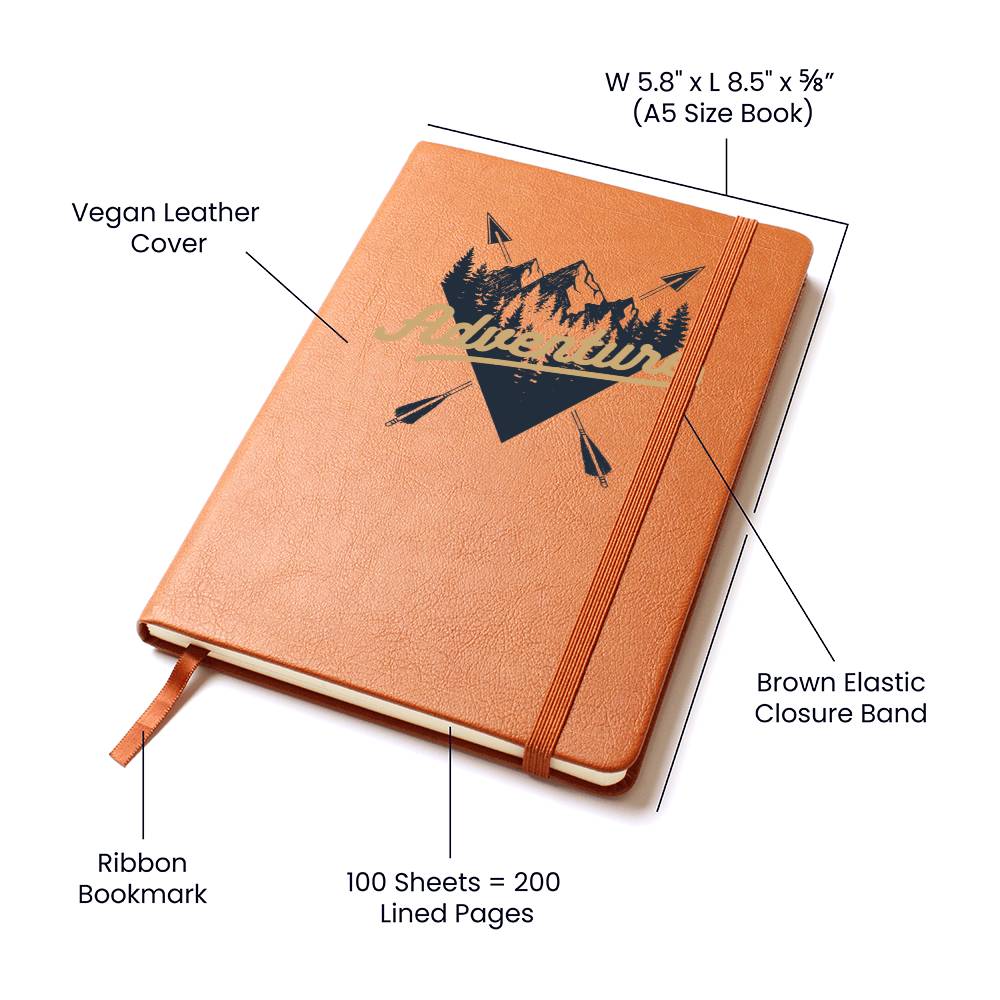 Adventure Awaits Journal  | Graduation Gift for Men | Outdoors Lover Gift