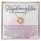 Step Daughter Wedding Gift Gold Necklace |  Limited Edition