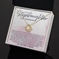 Step Daughter Wedding Gift Gold Necklace |  Limited Edition