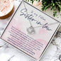 Future sister-in -Law Wedding Gift from Bride Gold Necklace |  Limited Edition
