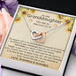 Granddaughter Necklace - Follow Your Dreams - From Grandma & Grandpa | Unique Heartfelt Gift | Sunflower GDGP10IH