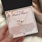 Maid of Honor Thank You Gift Heart Necklace | Limited Edition