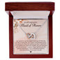 Maid of Honor Thank You Gift Heart Necklace | Limited Edition