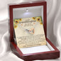 Granddaughter Necklace - Follow Your Dreams - From Grandma & Grandpa | Unique Heartfelt Gift | Sunflower GDGP10IH
