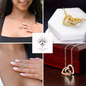 Maid of Honor Thank You Gift Heart Necklace | Limited Edition