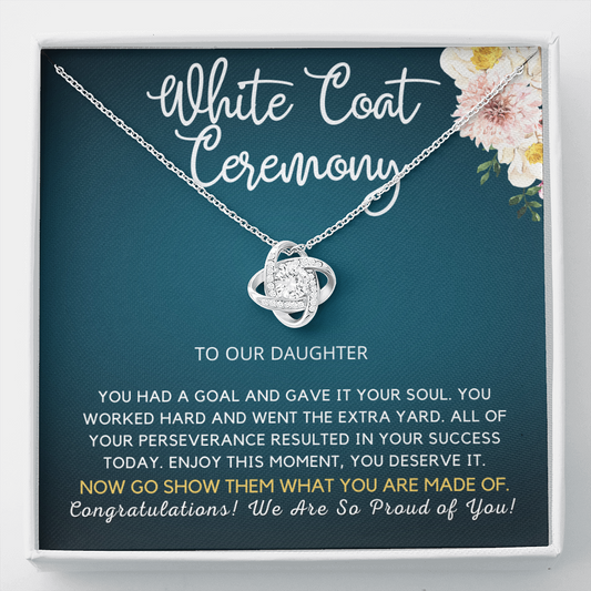 Our Daughter White Coat Ceremony Graduation Gift From Parents | Proud of You LK