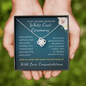 To My Daughter  White Coat Graduation Congratulations Necklace | Proud of You