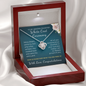 To My Daughter  White Coat Graduation Congratulations Necklace | Proud of You