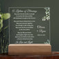 Wedding Blessing Prayer for Newlyweds - Personalized