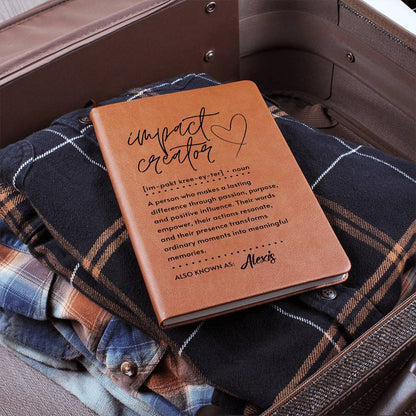 Impact Creator Journal Personalized Notebook Leader Gift  Appreciation Present