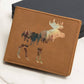 Moose Leather Wallet | Gift for Men