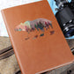 Bear Woodland Watercolor Animal Journal  Forest Lake Cabin Hostess Gift