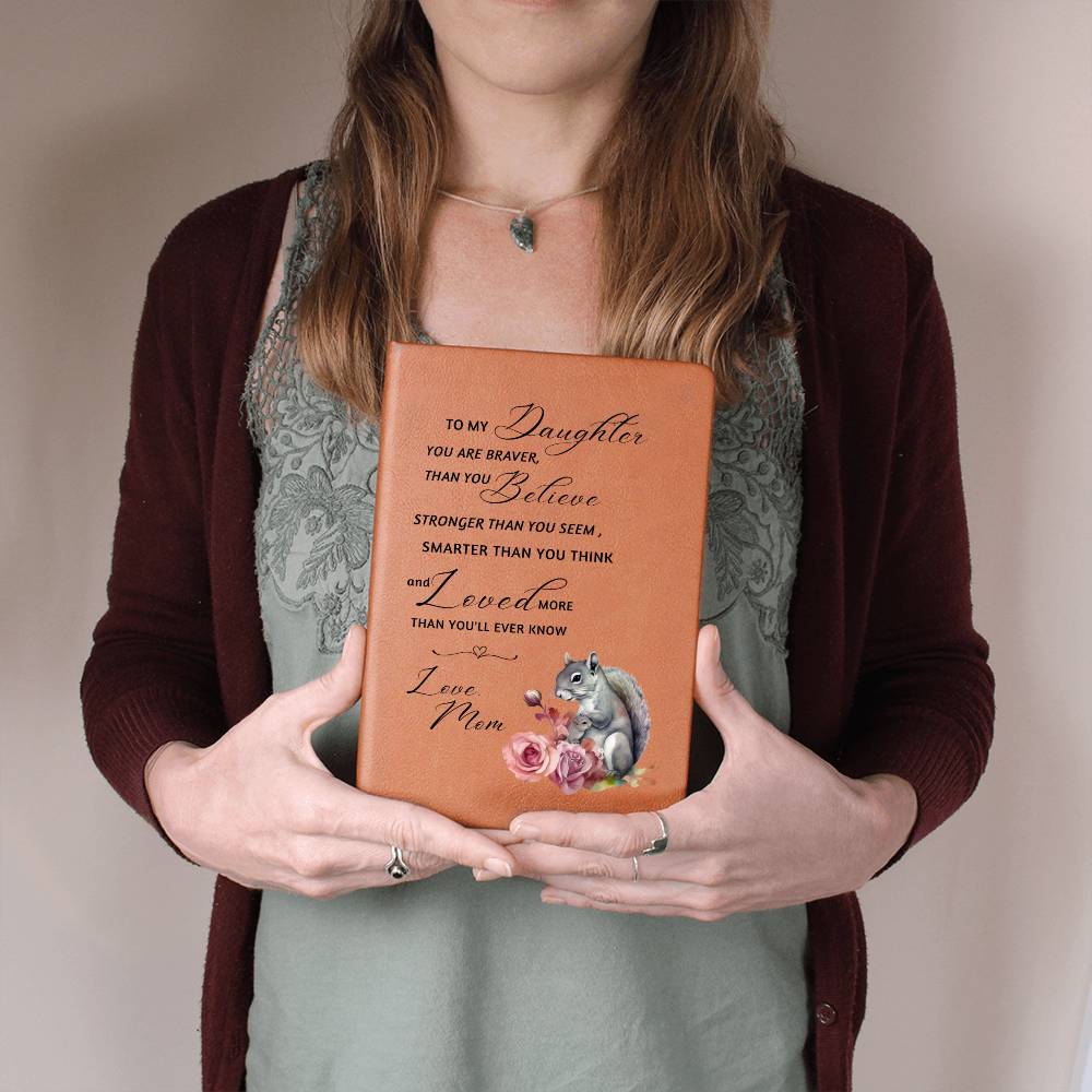 Woodland Watercolour Squirrel Mother Daughter Journal | Encouragement Support Gift | Graphic Journal Notebook