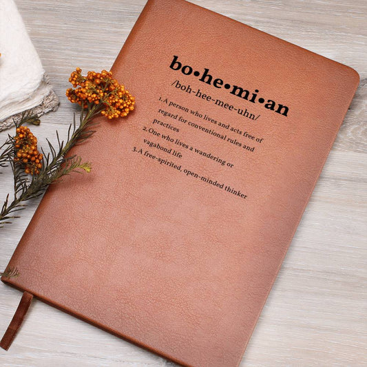 Bohemian Definition Journal  | Graduation Gift | Traveler Gift