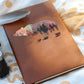Bear Woodland Watercolor Animal Journal  Forest Lake Cabin Hostess Gift