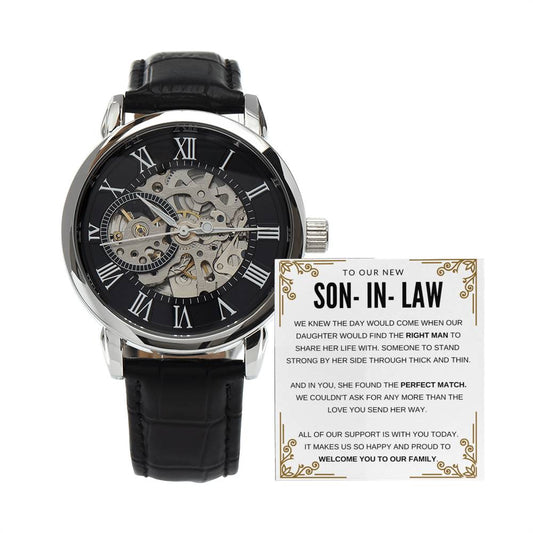 Future Son-in law Wedding Gift |  Men's Luxury Watch - Limited Quantities