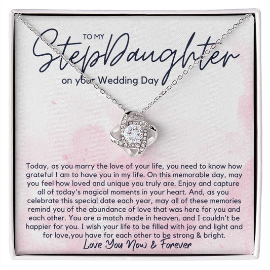 Step Daughter Wedding Gift Gold Necklace |  Limited Edition