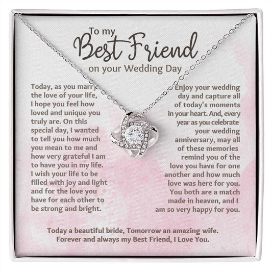 Best Friend Wedding Day Gift Gold Necklace | Limited Edition