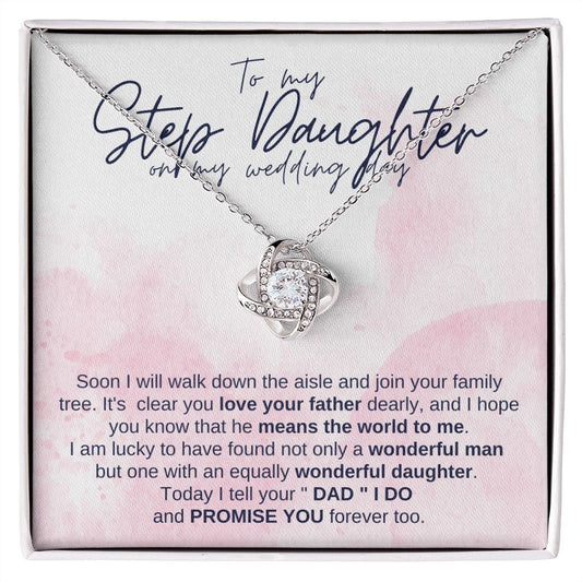 Step Daughter Wedding Gift from Step Mom Gold Necklace | Limited Edition