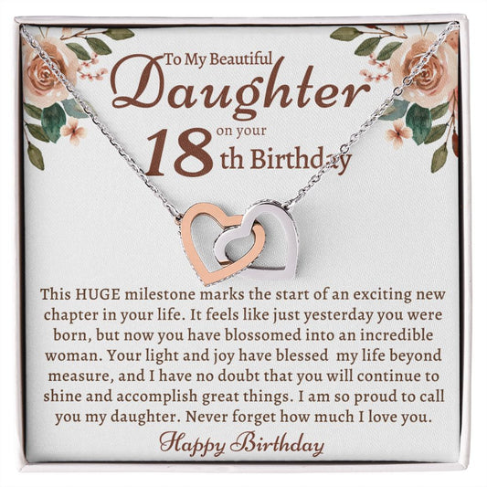 Daughter 18th Birthday Gift Necklace SHOP D18IH