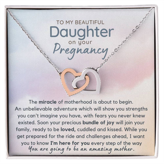 Daughter Pregnancy Gift | New Mom Necklace