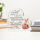 Fox Mother Daughter | Braver Stronger Smarter Heart Acrylic Plaque | Encouragement & Support Gift from Mom