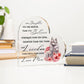 Wolf Mother Daughter | Braver Stronger Smarter Heart Acrylic Plaque | Encouragement & Support Gift from Mom