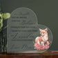 Fox Mother Daughter | Braver Stronger Smarter Heart Acrylic Plaque | Encouragement & Support Gift from Mom