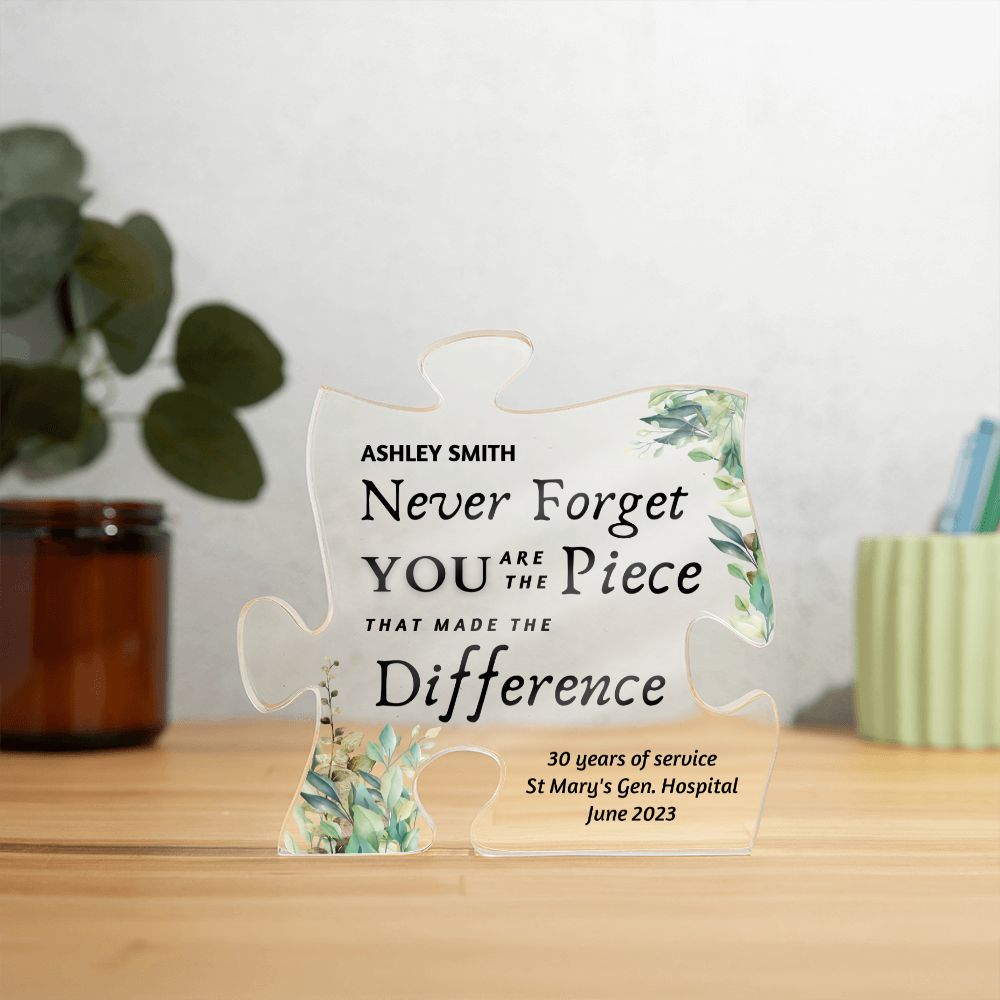 Difference You Made | Farewell gift for coworker leaving personalized,  Nurse retirement teacher doctor