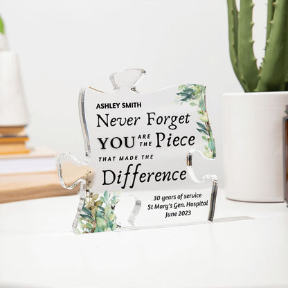 Difference You Made | Farewell gift for coworker leaving personalized,  Nurse retirement teacher doctor