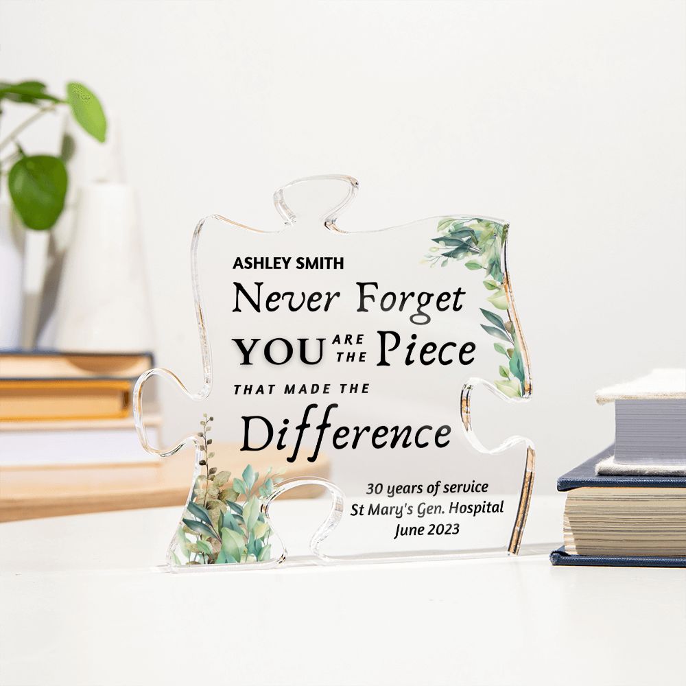 Difference You Made | Farewell gift for coworker leaving personalized,  Nurse retirement teacher doctor