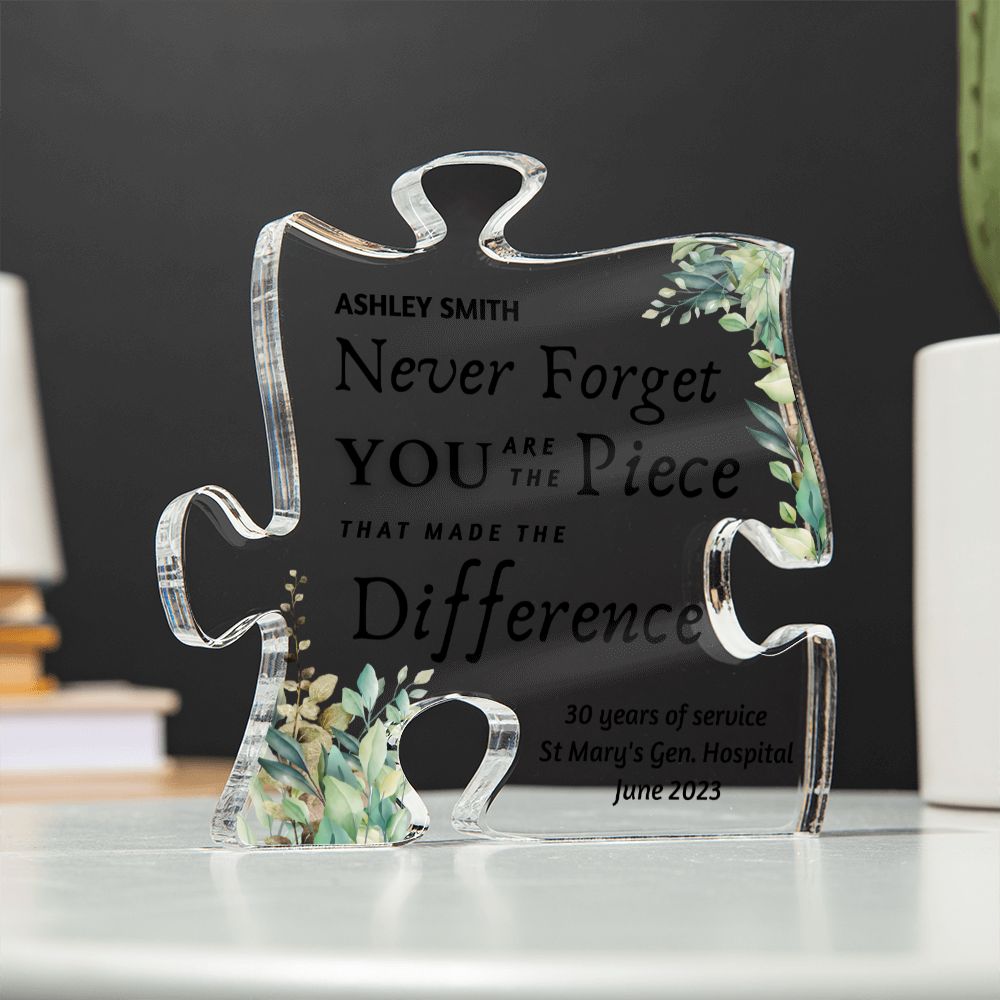 Difference You Made | Farewell gift for coworker leaving personalized,  Nurse retirement teacher doctor